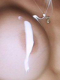 Creamy tits and cock